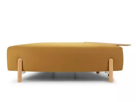 Угловое кресло Альди-6 Textile Yellow