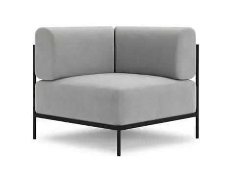 Угловое кресло Нолан-B Soft Grey
