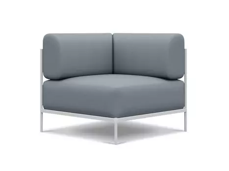 Угловое кресло Нолан-W Textile Dusty Blue