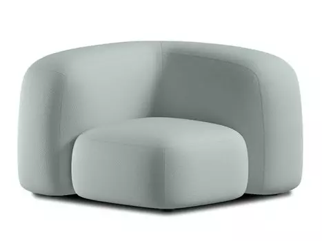 Угловое кресло Риббл-16 Bucle Mint