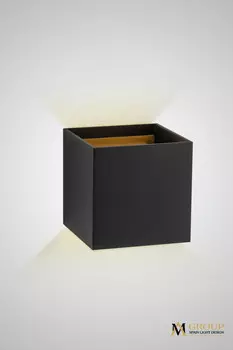 Бра AM Group AM112-2X5W-BK+GD