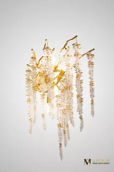 Бра AM Group DIAMAND AP3 Gold