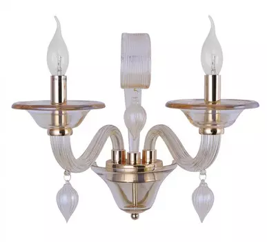 Бра Crystal Lux CAETANO AP2 AMBER