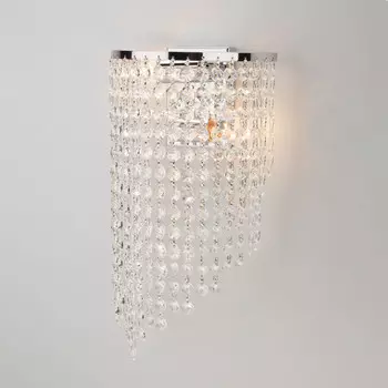 Бра Eurosvet 3102/2 хром/прозрачный хрусталь Strotskis