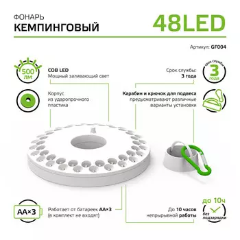Фонарь Gauss GF004