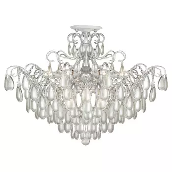 Каскадная люстра AM Group MONICA PL9 SILVER