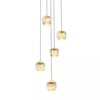 Каскадная люстра DeLight Collection MD22001052-5A gold