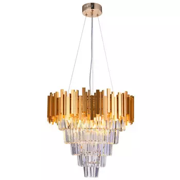 Каскадная люстра Natali Kovaltseva BELLEZZA 81427/12C GOLD