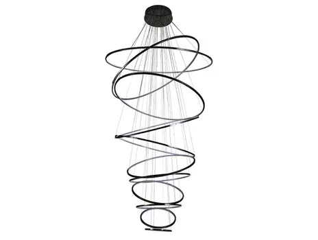 Каскадная люстра Newport 15211/S black glossy