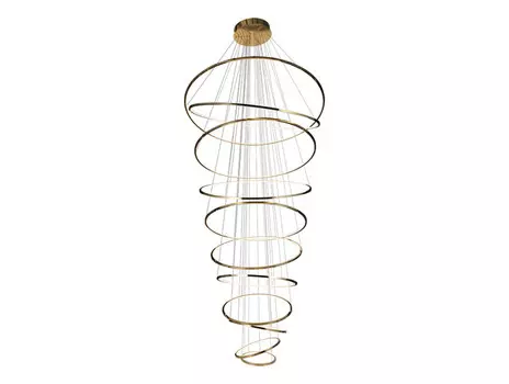 Каскадная люстра Newport 15211/S champagne gold