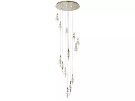 Каскадная люстра Newport 8360/800 gold