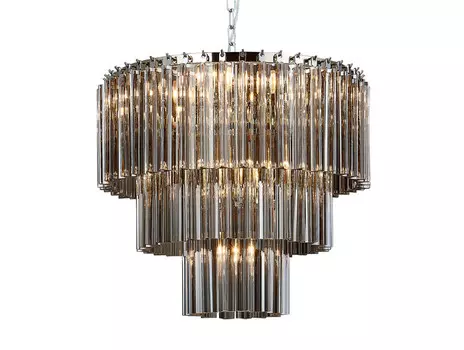 Каскадная люстра Newport 8708+2/C fume