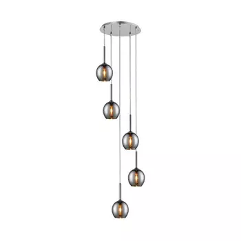 Каскадная люстра Zumaline MD1629-5B/CHROME