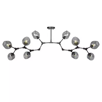 Люстра на штанге AM Group LOFT-10 BK