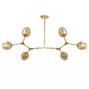 Люстра на штанге AM Group LOFT-6 GL