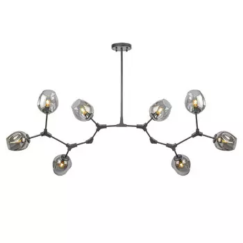 Люстра на штанге AM Group LOFT-8 BK