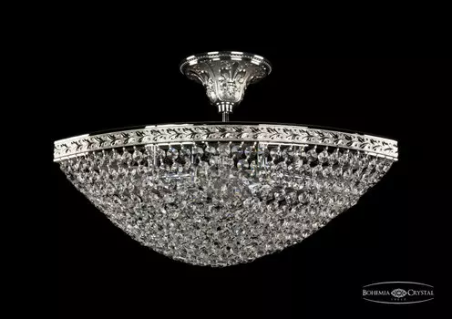 Люстра на штанге Bohemia Ivele Crystal 19323/45IV Ni