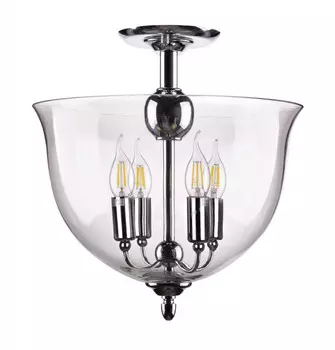 Люстра на штанге Crystal Lux ATLAS PL4 CHROME