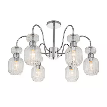 Люстра на штанге Escada 1141/6PL Chrome/Clear