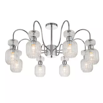 Люстра на штанге Escada 1141/8PL Chrome/Clear