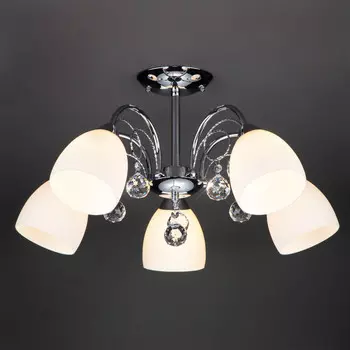 Люстра на штанге Eurosvet 22415/5 хром