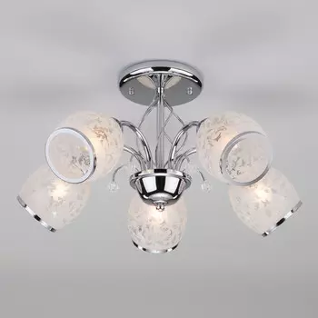 Люстра на штанге Eurosvet 30026/5 хром