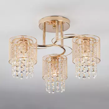 Люстра на штанге Eurosvet 30137/3 золото