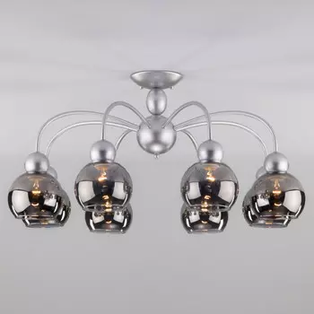 Люстра на штанге Eurosvet 30148/8 серебро