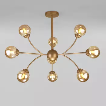 Люстра на штанге Eurosvet 30179 матовое золото