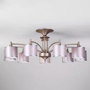 Люстра на штанге Eurosvet 60080/9 сатин-никель