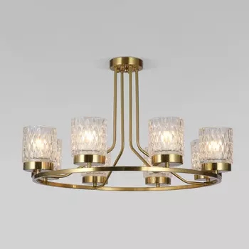 Люстра на штанге Eurosvet 60127/8 латунь