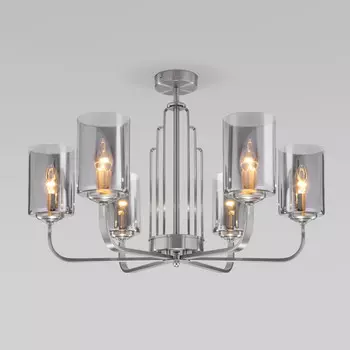 Люстра на штанге Eurosvet 60138/6 сатин-никель