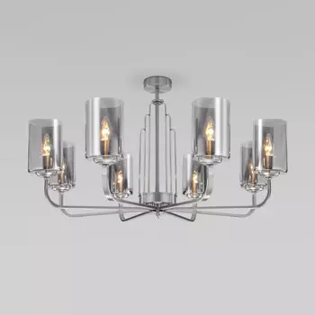 Люстра на штанге Eurosvet 60138/8 сатин-никель