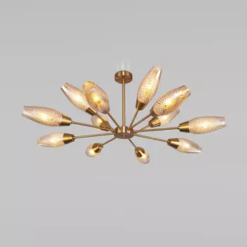 Люстра на штанге Eurosvet 60140/12 золото
