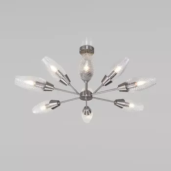 Люстра на штанге Eurosvet 60140/9 сатин-никель