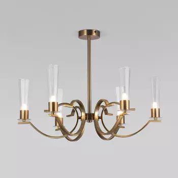 Люстра на штанге Eurosvet 60141/6 латунь