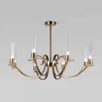 Люстра на штанге Eurosvet 60141/8 латунь