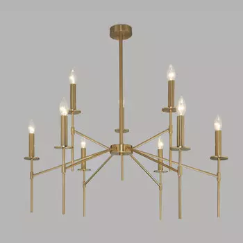 Люстра на штанге Eurosvet 60142/9 латунь