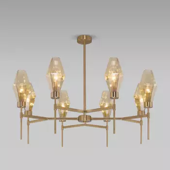 Люстра на штанге Eurosvet 60143/8 латунь