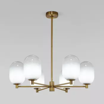 Люстра на штанге Eurosvet 60161/6 латунь