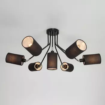 Люстра на штанге Eurosvet 70072/7 черный