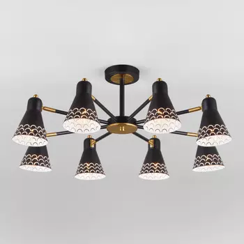 Люстра на штанге Eurosvet 70100/8 черный