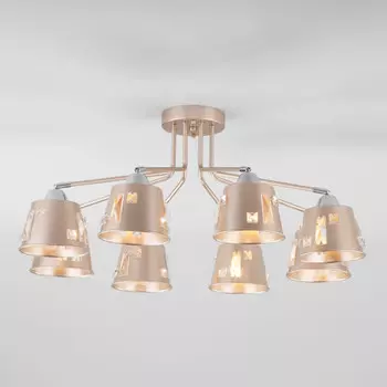 Люстра на штанге Eurosvet 70105/8 шампань