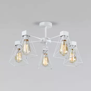 Люстра на штанге Eurosvet 70107/5 белый