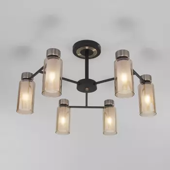 Люстра на штанге Eurosvet 70115/6 черный