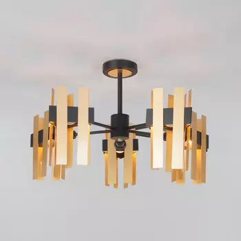 Люстра на штанге Eurosvet 70116/5 черный