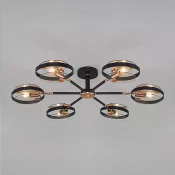 Люстра на штанге Eurosvet 70121/6 черный