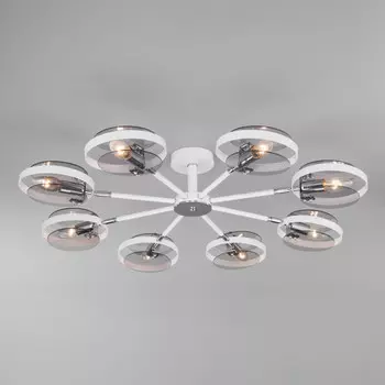 Люстра на штанге Eurosvet 70121/8 белый