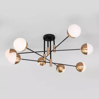 Люстра на штанге Eurosvet 70129/8 латунь