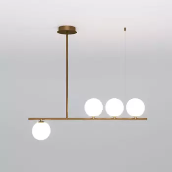 Люстра на штанге Eurosvet 70136/4 латунь